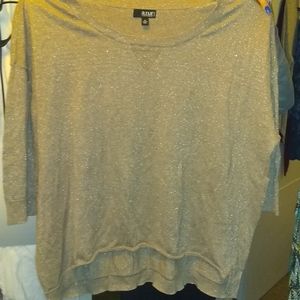 Quarter sleeve gold blouse